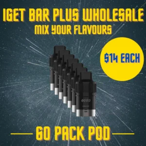 IGET Bar Plus Refill Pod Wholesale 60 Pack
