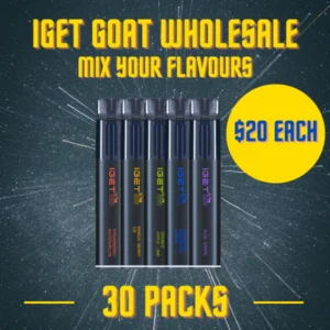 IGET Goat Wholesale 30 Packs